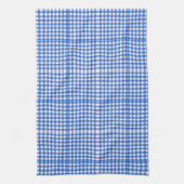 Hübsch Blue White Gingham Design Geschirrtuch (Vertikal)