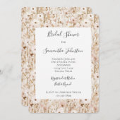 Hübsch Blush Brown Brautparty Einladung (Vorne/Hinten)