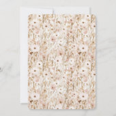 Hübsch Blush Brown Brautparty Einladung (Rückseite)