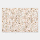 Hübsch Blush Brown Brautparty Geschenkpapier Set (Vorderseite)