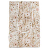 Hübsch Blush Brown Brautparty Mittlere Geschenktüte (Rückseite)