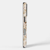 Hübsch Blush Brown Floral Case-Mate iPhone Hülle (Rückseite / Rechts)