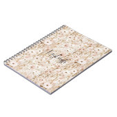 Hübsch Blush Brown Floral Notizblock (Linke Seite)