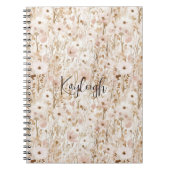Hübsch Blush Brown Floral Notizblock (Vorderseite)
