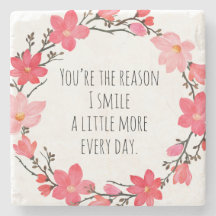 Hübsch Blush Pink Blumenkranz Niedliche Typografie