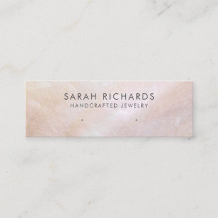 Hübsch Blush Pink Mother Pearl Display Mini Visitenkarte