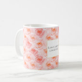 Hübsch Blush Pink Rose Kaffeetasse (Vorderseite Links)