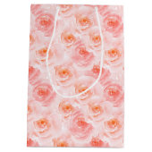 Hübsch Blush Pink Rose Mittlere Geschenktüte (Rückseite)