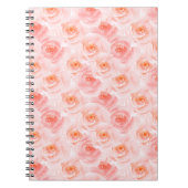 Hübsch Blush Pink Rose Notizblock (Vorderseite)