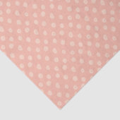 Hübsch Blush Rose Polka Dot Seidenpapier (Detail)