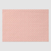 Hübsch Blush Rose Polka Dot Seidenpapier (Vorderseite)