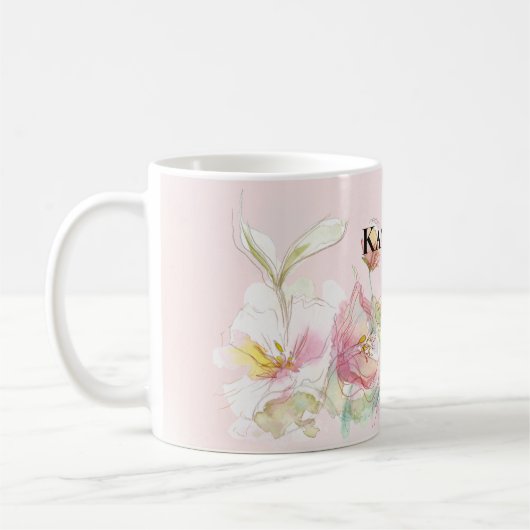 Hübsch Blütenpinsel Kaffeetasse (Links)
