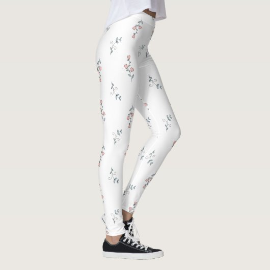 Hübsch Blütenpinsel Leggings (Rechts)
