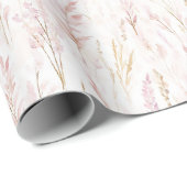 Hübsch Blütenrosa Bläschen Geburtstag Geschenkpapier (Rolleneckpunkt)