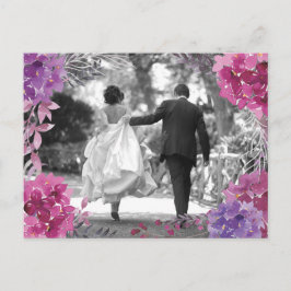 Hübsch Boho Botanical Vielen Dank Foto Postkarte