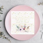 Hübsch Boho Bouquet Wedding Serviette