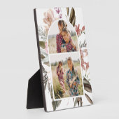 Hübsch Boho Floral Zwei Foto Plaque Fotoplatte (Seite)