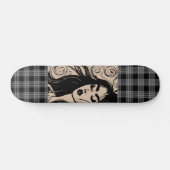 HÜBSCH BOHO GIRL ART Skateboard Deck (Horizontal)