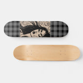HÜBSCH BOHO GIRL ART Skateboard Deck (Horizontal)