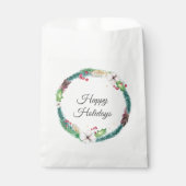 Hübsch Boho Holiday Wreath Geschenktütchen (Vorderseite)