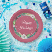 Hübsch Boho Holiday Wreath Pappteller (Party)
