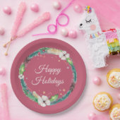 Hübsch Boho Holiday Wreath Pappteller (Party)