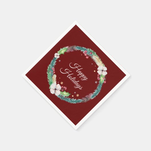 Hübsch Boho Holiday Wreath Serviette (Ecke)