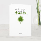 Hübsch botanisch | Denken Sie an Ihre Freundschaft Karte (Rückseite)