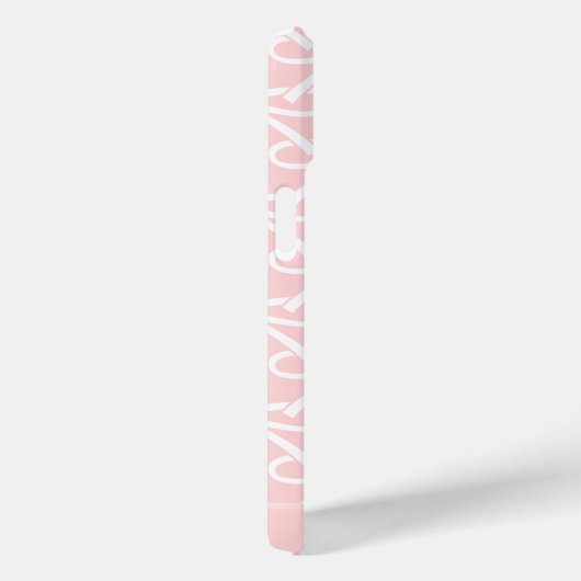 Hübsch Bow Individuelle Name Rosa Case-Mate iPhone Hülle (Rückseite / Rechts)