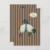 Hübsch Bow Sheep™ (DESIGNER OPTIONEN) - Einladung (Vorne/Hinten)