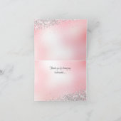 Hübsch Bridesmaid Vielen Dank Dankeskarte (Innenseite)