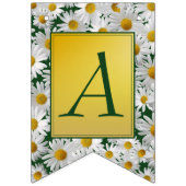 Hübsch Bright Daisy Happy Birthday Wimpelkette (Dritte Fahne)