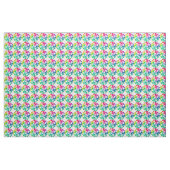 Hübsch Bright farbenfrohe Regenbogenblume Gemuster Stoff (Yard (91,4 cm))