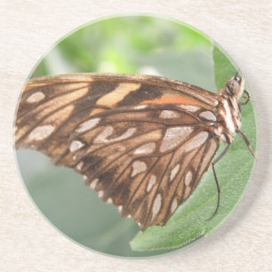 Hübsch Brown Butterfly Untersetzer