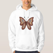 Hübsch Brown Butterly Hoodie (Vorderseite)