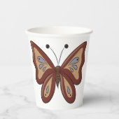 Hübsch Brown Butterly Pappbecher (Vorderseite)