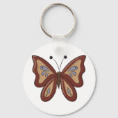 Hübsch Brown Butterly Schlüsselanhänger (Rückseite)