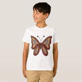 Hübsch Brown Butterly T-Shirt (Vorne ganz)