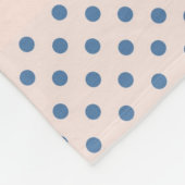 Hübsch Brown Fawn with Bird and Rose Fleecedecke (Ecke)