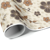 Hübsch Brown Geschenkpapier (Rolleneckpunkt)