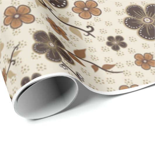 Hübsch Brown Geschenkpapier (Rolleneckpunkt)