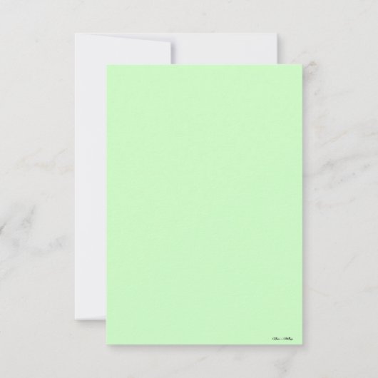 Hübsch Budgerigar Parakeet Bird Niedlich Vielen Da Dankeskarte (Rückseite)