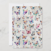 Hübsch Butterflies Pearl Einladung (Rückseite)