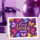 Hübsch Butterfly Geburtstag Karte