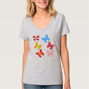 Hübsch Butterfly Girly Stilvoll Niedlich T-Shirt