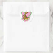 Hübsch Butterfly Scooby-Doo Runder Aufkleber (Tasche)