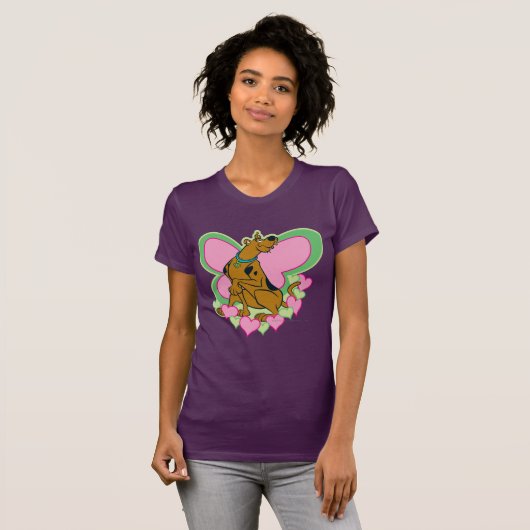 Hübsch Butterfly Scooby-Doo T-Shirt (Vorne ganz)