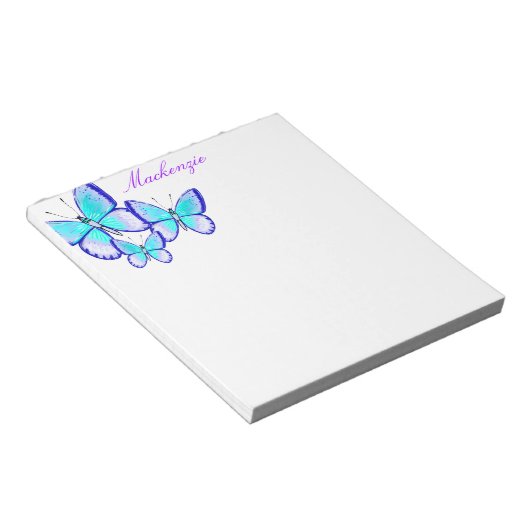 Hübsch Butterfly Trio Notizblock (angewinkelt)