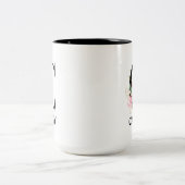 HÜBSCH C MIT MONOGRAMM ZWEIFARBIGE TASSE (Mittel)