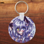 Hübsch Cat Girl Schlüsselanhänger (Vorderseite)